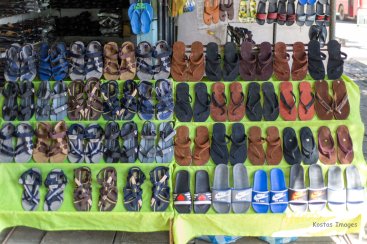 Variety of the very much used sandals. My kind of shoes! Colombo, Sri Lanka.